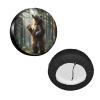 Forest Happy Bear Spare Tire Cover, Funny Animal Waterproof Wheel Protector Covers Universal for Rv Suvs Trucks Camper Travel Trailers, 15 inch view 3