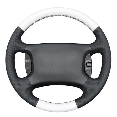 MEWANT Stitch On Custom Fit Steering Wheel Cover for Dodge Ram