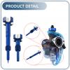 VM22 Carburetor Screw for 110cc 125cc 140cc Engine Dirt Pit Bike, 212 Carburetor for Predator 212cc 196cc Coleman CT200U BT200X Mini Bike KT196 Go Kart GX160 GX200 6.5hp Clone (Blue) view 2