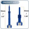 VM22 Carburetor Screw for 110cc 125cc 140cc Engine Dirt Pit Bike, 212 Carburetor for Predator 212cc 196cc Coleman CT200U BT200X Mini Bike KT196 Go Kart GX160 GX200 6.5hp Clone (Blue) view 3