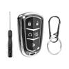 Key Fob Remote Shell Case Cover Protector Thermoplastic Polymer for 2014-2019 Cadillac ATS CTS CT6 XTS Escalade (HYQ2AB, HYQ2EB) view 1