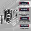 Key Fob Remote Shell Case Cover Protector Thermoplastic Polymer for 2014-2019 Cadillac ATS CTS CT6 XTS Escalade (HYQ2AB, HYQ2EB) view 4