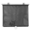 Automatic Retractable Car Window Sunshade with Metal PVC, Black view 1