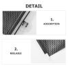 Automatic Retractable Car Window Sunshade with Metal PVC, Black view 3