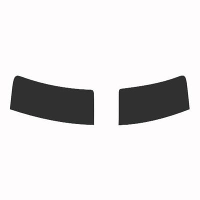 The Tint Effect Precut Window Tint Kit Compatible with Chevrolet Silverado 1500 Crew Cab (2014-2018) & (2019 Limited) (Includes: Front Windshield Visor precut in 5%) Automotive Film