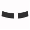 The Tint Effect Precut Window Tint Kit Compatible with Chevrolet Silverado 1500 Crew Cab (2014-2018) & (2019 Limited) (Includes: Front Windshield Visor precut in 5%) Automotive Film view 1
