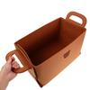 EXAOMBLE Car Trunk Organizer Collapsible Felt Storage Bin Large Capacity Vehicle Auto Organizer Foldable Storage Box for Backseat and Cargo Use view 3