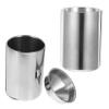 GETAJGHSD Portable Stainless Steel Car Ashtray 2pcs with Funnel Lid Windproof Detachable Tray for Vehicle Smokers Office and Business Use view 1