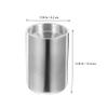 GETAJGHSD Portable Stainless Steel Car Ashtray 2pcs with Funnel Lid Windproof Detachable Tray for Vehicle Smokers Office and Business Use view 2