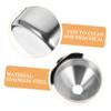 GETAJGHSD Portable Stainless Steel Car Ashtray 2pcs with Funnel Lid Windproof Detachable Tray for Vehicle Smokers Office and Business Use view 3