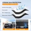 Windshield Sun Shade for Toyota Tacoma 2016-2026, Car 4-Layer Front Window Covers Sun Visor Protector, Foldable Blocks UV Rays Sunshade Custom Fit for Toyota Tacoma Accessories view 4