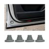 HZEL 4PCS Car Door Silicone Cushion Pads, Anti-Collision Vehicle Door Trunk Damper Shock Absorber, Automotive Airbag Buffer Noise Reduction Crash Pad, Universal for Most Vehicles (Gray) view 1