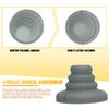 HZEL 4PCS Car Door Silicone Cushion Pads, Anti-Collision Vehicle Door Trunk Damper Shock Absorber, Automotive Airbag Buffer Noise Reduction Crash Pad, Universal for Most Vehicles (Gray) view 4