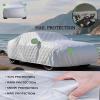 Winter Heavy Duty Car Cover for Chevy Silverado 1999-2025 Hail Protector Truck Outdoor Car Covers Anti-Hail Waterproof All-Weather Protection, Reflective Strips Thickened view 2