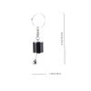 Happyyami 2pcs Manual Transmission Gear Shift Keychain Metal Fidget Auto Model Keyrings for Men and Car Enthusiasts, Silver and Black view 2