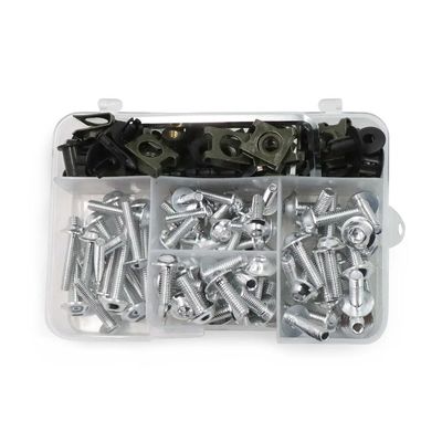 Motorcycle Full Fairing Bolts Kit for CB500 CB 500F/X CB500X CB500F 1993-1998 Stainless Steel Clips Nut Screws 195 Pcs Replacement Parts