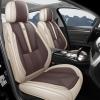 BYXN Car Seat Covers Front Set for Toyota Tundra 2007-2026,Leather Seat Cover for Car,Waterproof Seat Protector Vehicle Seat Cushions Automotive Seat Protector(2 seat,Beige&Brown) view 1