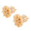 Qqmora Gear Shift Lever Bush Plastic Noise Reduction Anti Shake Kit for 306 Break Hatchback ZX 2PCS 96168577 view 2