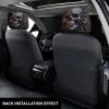 VTCTOASY Cool Skull Graphics Car Headrest Cover 2 PCS Universal Soft Breathable Car Seat Headrest Cover Stretch Auto Seat Head Rest Protector Interior Accessories Dust Cover for Seat Decoration view 3