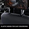 VTCTOASY Cool Skull Graphics Car Headrest Cover 2 PCS Universal Soft Breathable Car Seat Headrest Cover Stretch Auto Seat Head Rest Protector Interior Accessories Dust Cover for Seat Decoration view 4