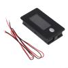 Lithium Capacity Tester DC Voltmeter 10-100V with Temperature Display for Car RV Boat Golf Cart E-Bike Lead-Acid Lithium Iron Phosphate ABS Black Adjustable Voltage Percentagent(12V) view 3