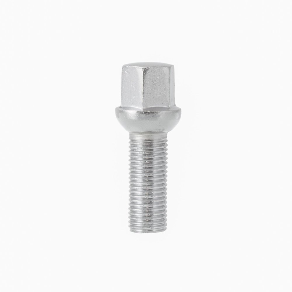 Extended Lug Bolts M14x1.5 Ball Seat Wheel Bolts for VW, Audi, Mercedes - 39mm (Set of 5)