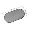 GALPADA Universal Car Rear Window Sunshade with Four Suction Cups, Mesh Sun Protection Visor for Safety, Heat Insulation and UV Glare Blocker for Truck and SUV Back Windows view 2