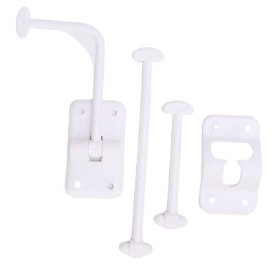 RV Entry Door Holder, 90 Degree T Style Door Holder Catch, Entry Hardware for Travel Trailer, Cargo, Truck (White)