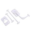 RV Entry Door Holder, 90 Degree T Style Door Holder Catch, Entry Hardware for Travel Trailer, Cargo, Truck (White) view 2