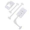 RV Entry Door Holder, 90 Degree T Style Door Holder Catch, Entry Hardware for Travel Trailer, Cargo, Truck (White) view 3