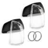 Amazauto Clear TPU Key Fob Cover, Compatible with GMC Yukon Denali Sierra 2021-2026, Fit for Chevy Silverado Suburban Tahoe Buick etc, Transparent Soft Key Case (Clear, 2 Pcs) view 1