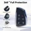 Amazauto Clear TPU Key Fob Cover, Compatible with GMC Yukon Denali Sierra 2021-2026, Fit for Chevy Silverado Suburban Tahoe Buick etc, Transparent Soft Key Case (Clear, 2 Pcs) view 4