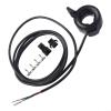 Thumb Throttle Speed Control Assembly For Electric Bike, Electric Scooter, E-Motorcycle - 22Mm 3-Wire Wide Voltage 24V-72V - Black, 160Cm Cable view 3