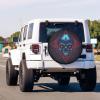 Foruidea Skull Alien Spare Tire Cover Dust-Proof Wheel Tire Cover Fit Trailer, RV, SUV and Many Vehicle 14 Inch view 3