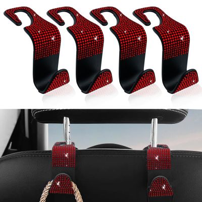 4PCS Bumper Tow Hook Covers, Front Bumper Tow Hook Protector, Rubber Sleeve Protector Cover Trim, Exterior Accessories (Red)