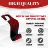 4PCS Bumper Tow Hook Covers, Front Bumper Tow Hook Protector, Rubber Sleeve Protector Cover Trim, Exterior Accessories (Red) view 4
