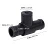 Sunisfa Coolant Bleeder Port Heater Hose Connector Replacement for 350Z 2003-2008, 2002-2006, G35 sedan 2003-2006 withPart Number 92500 AR000, CNC Machined Aluminum Alloy Anodized view 2