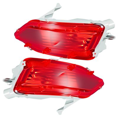 2Pcs Rear Reflector Lamp Fit for Toyota RAV4 Replace 814900R010 814800R020