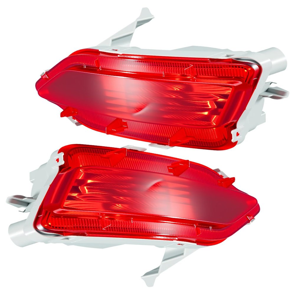 2Pcs Rear Reflector Lamp Fit for Toyota RAV4 Replace 814900R010 814800R020