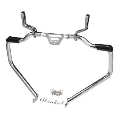 Motorcycle Engine Guard Support Bracket Compatible with Low Rider ST FXLRST 2022 2023 2024(Chrome)