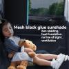 2pcs Vehicle Side Sun, Car Sunshade Curtains Summer Sunscreen Anti-Mosquito Screen Window Shade Universal Auto Front/Rear Accessory(Front+Back 4,Single Vertical) view 3