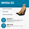 DryvaSeat - Premium Microfiber Towel Car Seat Cover - Waterproof & Sweatproof - Universal Fit, Machine Washable, Non-Slip - Seat Protector for Car, Truck, SUV, Van (Tan, 2 Pack) view 3
