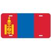 DMSE Mongolia National Flag License Plate - 11.99''x5.99'' - Premium Textured Finish Front Bumper Tag - Heavy-Duty Aluminum, UV-Resistant & Made in USA view 1