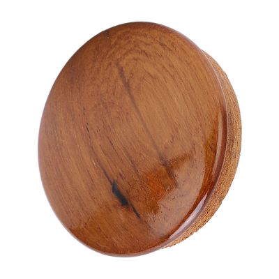 Estink Marine Steering Wheel Center Cap, Teak Wood Gloss Finish, 2.5in Boat Steering Wheel Cover for Yacht Accessories