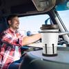 Luxshiny Magnetic Car Cup Holder Metal Drinks Holder Universal Bottle Storage Stand Upright Design for Vehicle and Rv Interior Accessories view 3