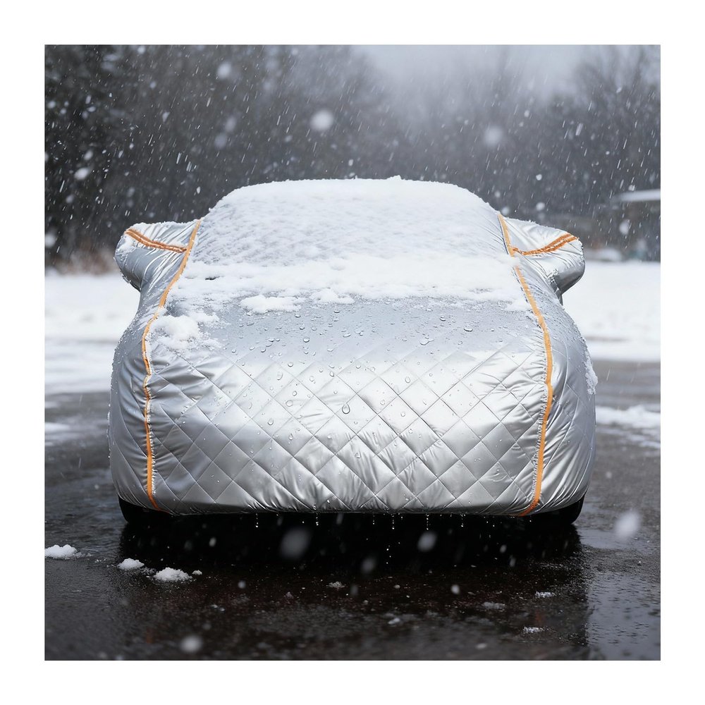 Hail Protector Car Cover Fit for Lincoln Nautilus (2019-2024), 5-Layer Waterproof All-Weather Car Cover for Hail Protection Snowproof, Windproof, UV & Sun Protection w26
