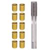 REXVTNS Spark Plug Thread Hole Repair Tools Metal M12x1.25 Inserts M14x1.25 Tap 14mm Rethreaded Kit Standard Size Stainless Steel High Speed Steel Tap Efficient for Gasoline Engines view 1