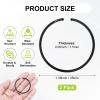 M METERXITY 2-Pack Engine Piston Rings Kit, 35mm x 1.5mm Thick Ductile Iron Piston Ring Set Standard Replacement for Small Engines/Motors/Machinery [Black] view 3