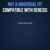 No Drill License Plate Bracket Fits Genesis GV70 view 2