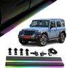 LED Deployable Electric Running Board Side Step Fits for Thar Roxx 2024 Customize LED Light Strips via Mobile App view 1